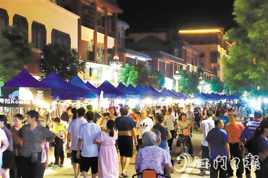 中秋國慶假期，京梅村人氣爆棚。