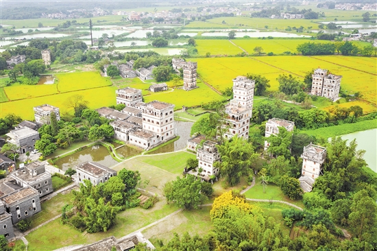 塘口鎮(zhèn)自力村碉樓群。