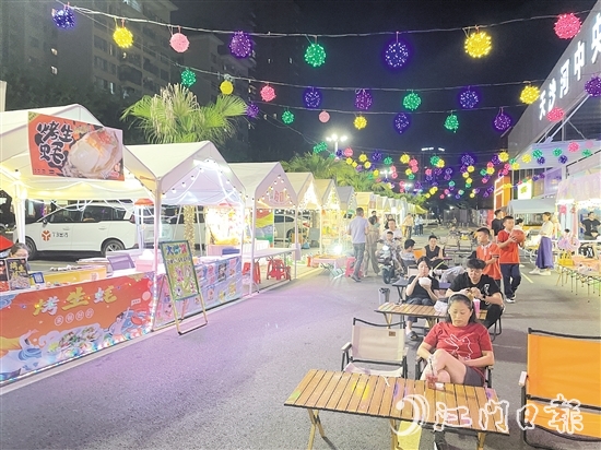 江門集市遍地開花，豐富了市民消費(fèi)娛樂場(chǎng)景。