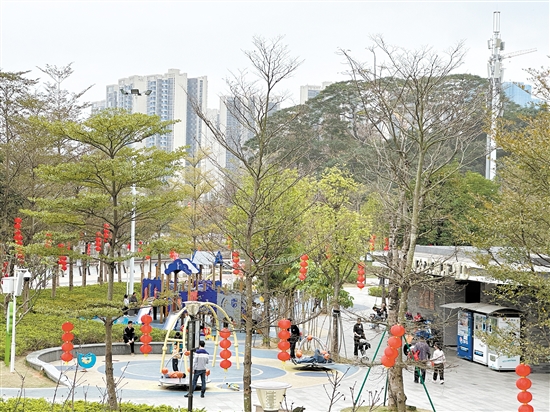 公園成為市民休閑玩樂好去處。