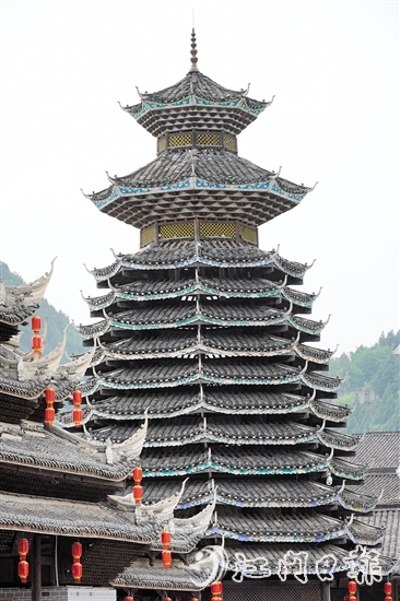 下司古鎮(zhèn)獨(dú)具特色。