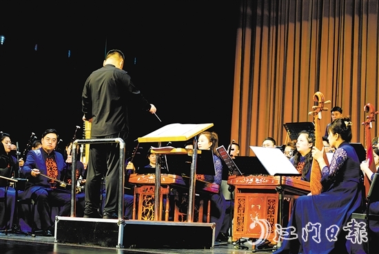《山西印象》民族管弦樂組曲音樂會(huì)現(xiàn)場(chǎng)。