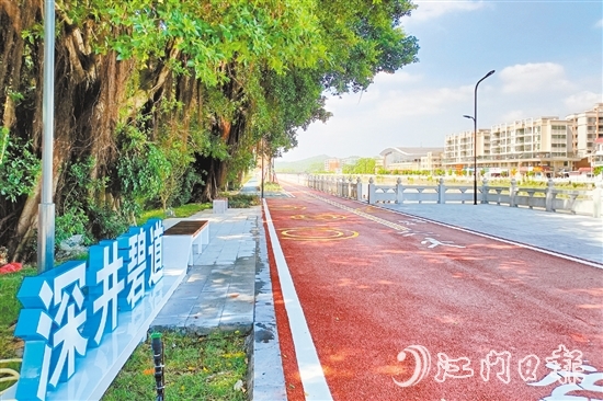 深井鎮(zhèn)完成碧道建設，更好滿足周邊群眾休閑運動需求。