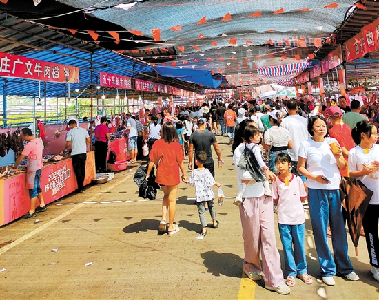 2024年水步傳統(tǒng)文化旅游嘉年華集美食、煙火、潮玩、文創(chuàng)、旅游等豐富元素于一體。