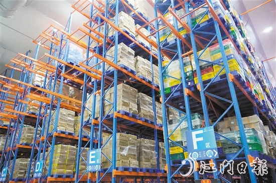 粵港澳大灣區(qū)（江門開平）優(yōu)質(zhì)農(nóng)產(chǎn)品供應(yīng)及出口基地冷庫。