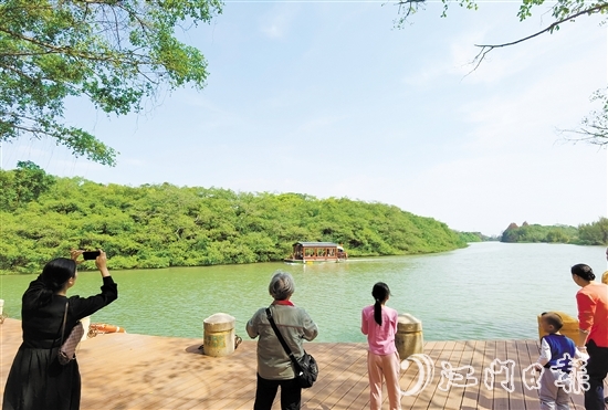 小鳥天堂段碧道圍繞小鳥天堂國家濕地公園打造，讓市民游客充分親近自然。