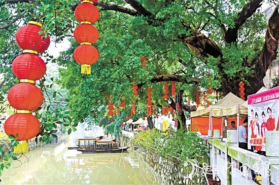 岸綠景美、人水和諧的生態(tài)畫卷在高村村緩緩展開。