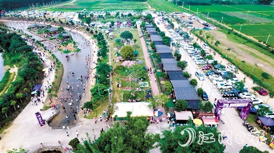 春節(jié)期間，位于恩城街道米倉村的恩平簕菜文化創(chuàng)意園將開展新春游園會活動。圖為資料圖。