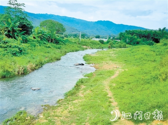 鶴城鎮(zhèn)萬和村河灘草地露營點(diǎn)。