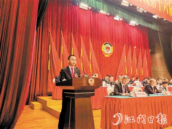 民革新會區(qū)委員會代表張潤沛。
