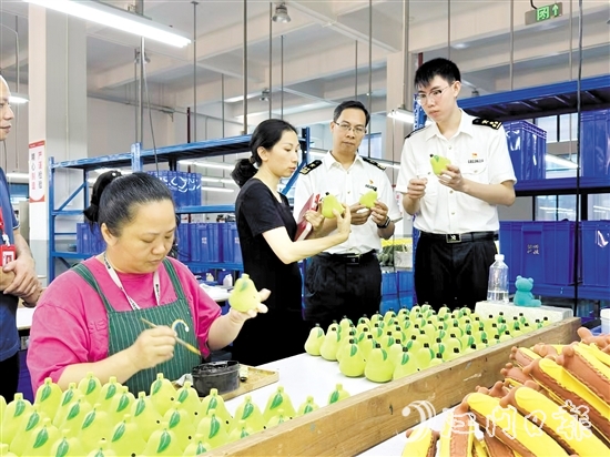 恩平海關積極主動為企業(yè)提供服務。