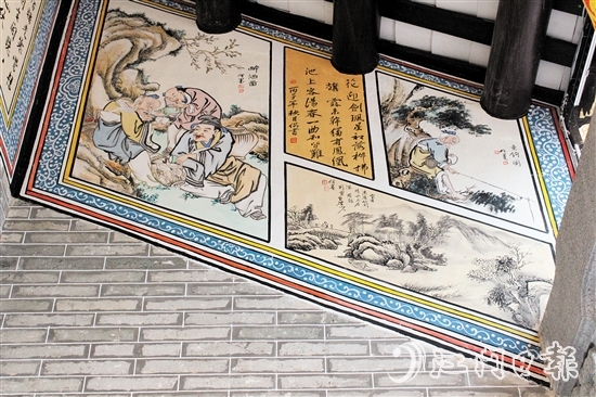 復(fù)春馮公祠的壁畫均為原貌修復(fù)。