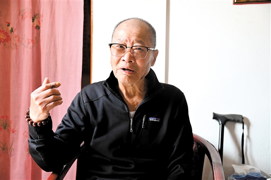 陳宜禧孫子陳永常講述祖父的故事。