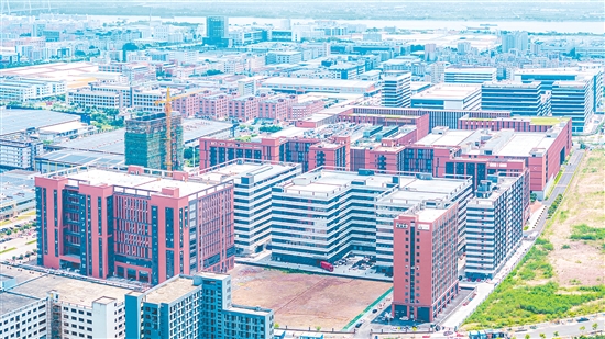 江門市安全應急產(chǎn)業(yè)園內(nèi)廠房林立，發(fā)展?jié)摿Υ?，致力于打造灣區(qū)一流安全應急產(chǎn)業(yè)園。何榕