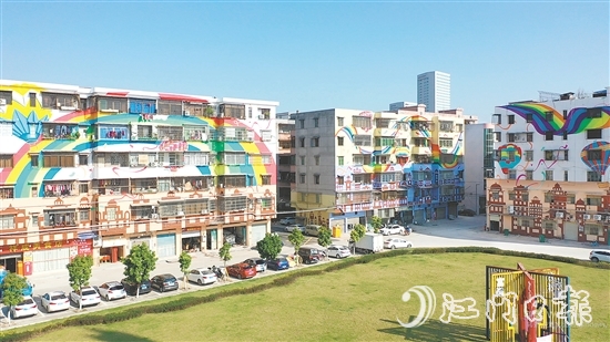 祥龍社區(qū)老舊小區(qū)改造后煥然一新。