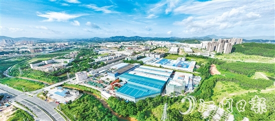 鶴山工業(yè)城鳥瞰圖。共和鎮(zhèn)供圖