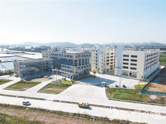 大鰲鎮(zhèn)培育招引了新會中集、麗宮國際等一批競爭力強、示范性好的優(yōu)質(zhì)龍頭企業(yè)。圖為麗宮預(yù)制菜產(chǎn)業(yè)園。