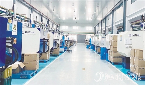 聯(lián)昌噴霧泵（鶴山）有限公司致力于打造國(guó)內(nèi)最大的噴霧泵生產(chǎn)基地。圖為項(xiàng)目一期已投產(chǎn)生產(chǎn)車間。