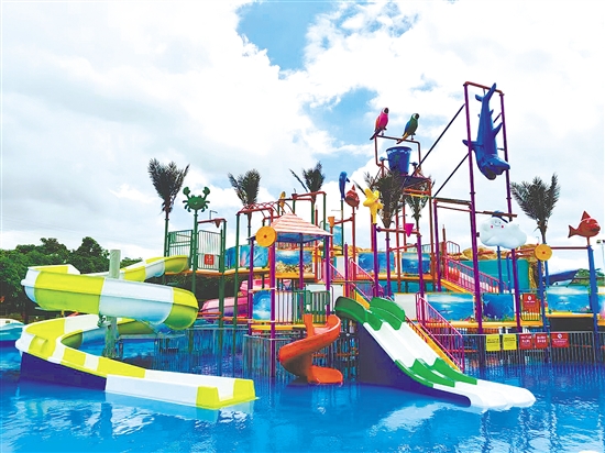 長廊生態(tài)園水上樂園。