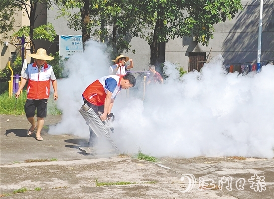 7月25-26日，恩平在全市范圍內(nèi)開展防蚊滅蚊愛國衛(wèi)生集中行動，各級黨組織和廣大黨員積極響應(yīng)號召，主動下沉一線。