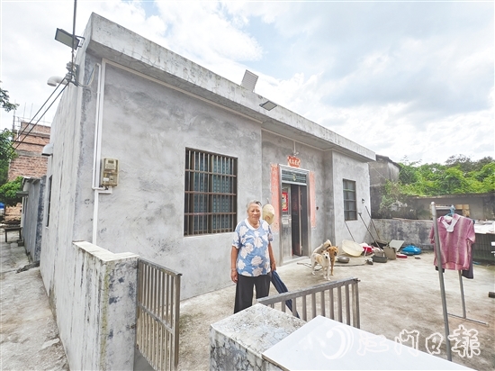 73歲的劉檢勤在古稀之年住上了新房子。