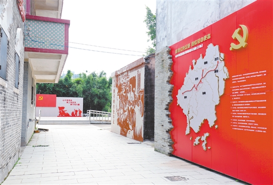 開平市水口鎮(zhèn)深入挖掘紅色資源及其精神內(nèi)涵，致力打造地標(biāo)性紅色教育基地。嚴(yán)建廣