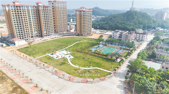 三合鎮(zhèn)建成體育公園。