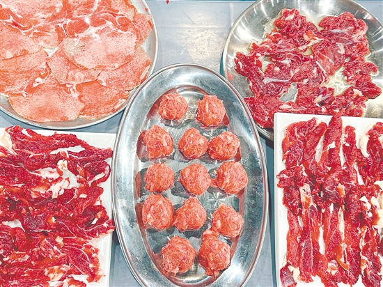 五洞牛肉新鮮美味。