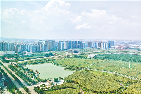 新會(huì)樞紐新城發(fā)展日新月異。