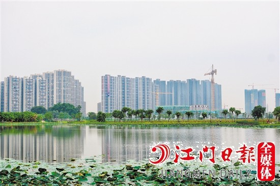 新會(huì)樞紐新城建設(shè)如火如荼。