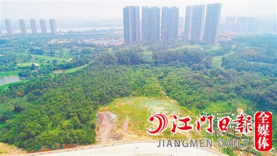 蓬江區(qū)豬乸環(huán)地段地塊實(shí)景圖。