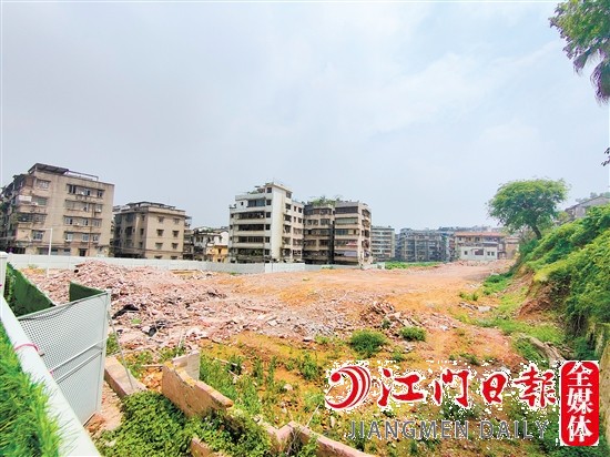 新會(huì)詩書街舊改地塊實(shí)景圖。