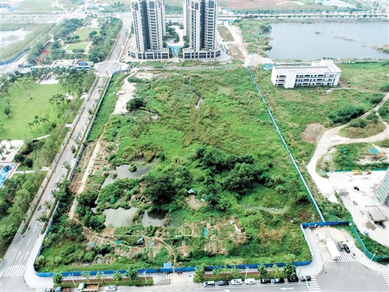 編號(hào)為JCR2024-164（江海10）號(hào)的商住用地位于江海區(qū)35號(hào)地規(guī)劃五路和龍湖路交界東南側(cè)。