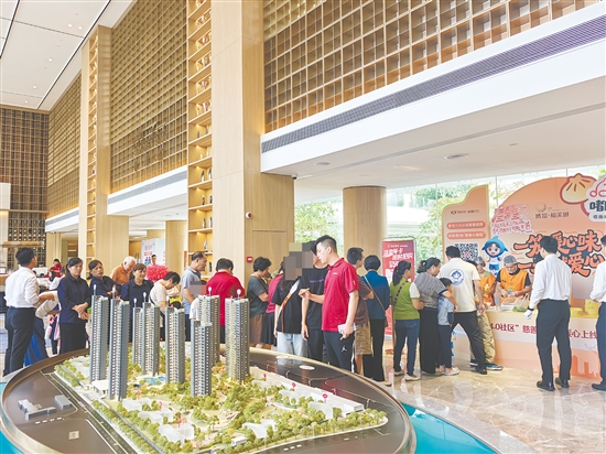 隨著促銷政策與活動的疊加，近期我市不少樓盤人氣不俗。