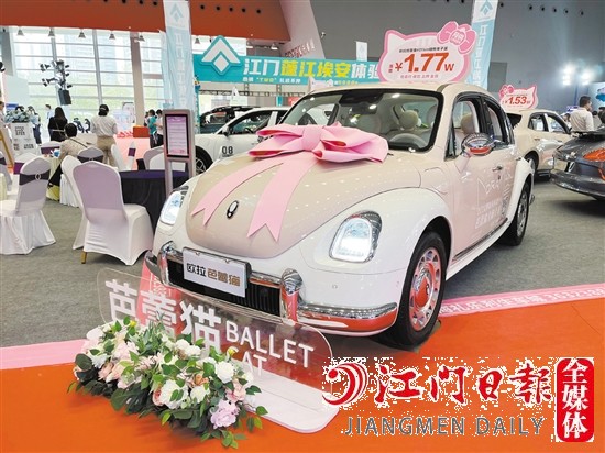 端午節(jié)車展可以看到許多新能源汽車的身影。